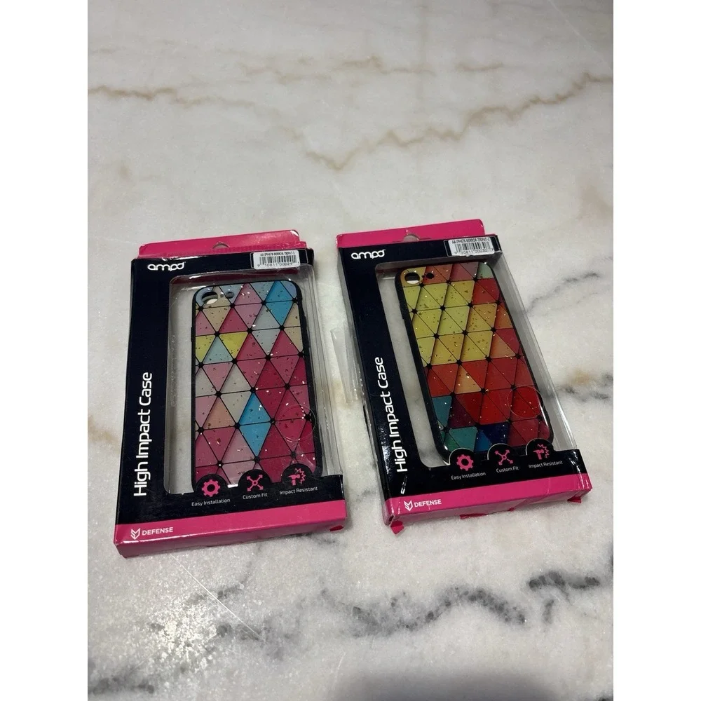 Brand New 2 Pack iPhone 6 7 9 Defense High Impact Case with Screen Protector